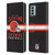 NFL Cleveland Browns Graphics Helmet Typography Leather Book Wallet Case Cover For Nokia G42