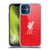Liverpool Football Club Liver Bird White Logo In Red Soft Gel Case for Apple iPhone 12 Mini