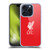 Liverpool Football Club Liver Bird White Logo In Red Soft Gel Case for Apple iPhone 15 Pro