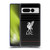 Liverpool Football Club Liver Bird White On Black Kit Soft Gel Case for Google Pixel 7 Pro