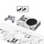 NFL Chicago Bears Marble Vinyl Sticker Skin Decal Cover for Microsoft Series S Console & Controller