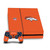 NFL Denver Broncos Plain Vinyl Sticker Skin Decal Cover for Sony PS4 Console & Controller