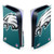 NFL Philadelphia Eagles Oversize Vinyl Sticker Skin Decal Cover for Sony PS5 Disc Edition Console