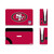 NFL San Francisco 49ers Plain Vinyl Sticker Skin Decal Cover for Nintendo Switch OLED Bundle