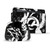 NFL Los Angeles Rams Marble Vinyl Sticker Skin Decal Cover for Nintendo Switch Bundle