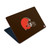 NFL Cleveland Browns Plain Vinyl Sticker Skin Decal Cover for Apple MacBook Air 15" M2 2023 
