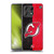 NHL New Jersey Devils Half Distressed Soft Gel Case for Motorola Edge 50 Pro