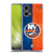 NHL New York Islanders Half Distressed Soft Gel Case for Motorola Moto G85