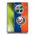 NHL New York Islanders Half Distressed Soft Gel Case for OnePlus 12