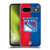 NHL New York Rangers Half Distressed Soft Gel Case for Google Pixel 8a