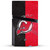 NHL New Jersey Devils Half Distressed Vinyl Sticker Skin Decal Cover for Sony PS5 Pro Disc Edition Bundle