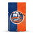NHL New York Islanders Half Distressed Vinyl Sticker Skin Decal Cover for Sony PS5 Slim Disc Edition Bundle