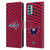 NHL Washington Capitals Net Pattern Leather Book Wallet Case Cover For Nokia G42