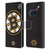 NHL Boston Bruins Oversized Leather Book Wallet Case Cover For Nothing Phone (2a)