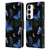 Episodic Drawing Pattern Blue Morpho Butterfly Leather Book Wallet Case Cover For Samsung Galaxy S23 5G