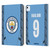 Manchester City Man City FC 2024/25 Players Home Kit Erling Haaland Leather Book Wallet Case Cover For Apple iPad Air 11 2020/2022/2024