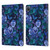 Episodic Drawing Florals & Serpents Violet Blue Flowers Leather Book Wallet Case Cover For Apple iPad Pro 11 2020 / 2021 / 2022