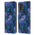 Episodic Drawing Florals & Serpents Violet Blue Flowers Leather Book Wallet Case Cover For Samsung Galaxy A13 (2022)