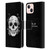 Episodic Drawing Mix Illustrations Floral Skull Leather Book Wallet Case Cover For Apple iPhone 13