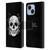 Episodic Drawing Mix Illustrations Floral Skull Leather Book Wallet Case Cover For Apple iPhone 14 Plus