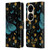 Episodic Drawing Moth Patterns Daffodil Flowers Leather Book Wallet Case Cover For Huawei P50 Pro