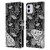 Episodic Drawing Moth Patterns White Leather Book Wallet Case Cover For Apple iPhone 11