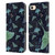 Episodic Drawing Moth Patterns Green Leather Book Wallet Case Cover For Apple iPhone 7 / 8 / SE 2020 & 2022