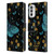 Episodic Drawing Moth Patterns Daffodil Flowers Leather Book Wallet Case Cover For Motorola Moto G52