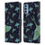 Episodic Drawing Moth Patterns Green Leather Book Wallet Case Cover For OPPO Reno 4 5G