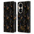 Episodic Drawing Spooky Patterns Cat's Halloween Hat Leather Book Wallet Case Cover For Huawei P50