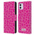 P.D. Moreno Patterns Pink Leopard Leather Book Wallet Case Cover For Apple iPhone 11