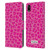 P.D. Moreno Patterns Pink Leopard Leather Book Wallet Case Cover For Apple iPhone XR
