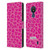 P.D. Moreno Patterns Pink Leopard Leather Book Wallet Case Cover For Nokia C21