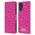 P.D. Moreno Patterns Pink Leopard Leather Book Wallet Case Cover For Motorola Moto G (2022)