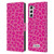 P.D. Moreno Patterns Pink Leopard Leather Book Wallet Case Cover For Samsung Galaxy S21+ 5G