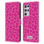 P.D. Moreno Patterns Pink Leopard Leather Book Wallet Case Cover For Samsung Galaxy S21 Ultra 5G