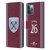 West Ham United FC 2024/25 Players Home Kit Maximilian Kilman Leather Book Wallet Case Cover For Apple iPhone 12 Pro Max West Ham United FC 2024/25 Players Home Kit Maximilian Kilman Leather Book Wallet Case Cover For Apple iPhone 12 Pro Max