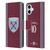 West Ham United FC 2024/25 Players Home Kit Lucas Paquetá Leather Book Wallet Case Cover For Apple iPhone 16 Plus
