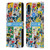 Justice League DC Comics 90th Anniversary Sticker Collage Leather Book Wallet Case Cover For Motorola Moto E7 Power / Moto E7i Power