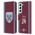 West Ham United FC 2024/25 Players Home Kit Guido Rodríguez Leather Book Wallet Case Cover For Samsung Galaxy S22 5G