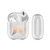 Monika Strigel Champagne Gold Wings Clear Hard Crystal Cover for Apple AirPods 1 1st Gen / 2 2nd Gen Charging Case