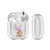 Monika Strigel Cute Pastel Friends Bunny Clear Hard Crystal Cover for Apple AirPods 1 1st Gen / 2 2nd Gen Charging Case