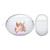 Monika Strigel Cute Pastel Friends Corgi And Bunny Clear Hard Crystal Cover for Huawei Freebuds 4