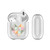 Monika Strigel Geo Hearts Mint Clear Hard Crystal Cover for Apple AirPods 1 1st Gen / 2 2nd Gen Charging Case