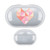 Monika Strigel Geo Hearts Peach Clear Hard Crystal Cover for Samsung Galaxy Buds / Buds Plus