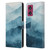 Nature Magick Fascinating Hills Blue Range Leather Book Wallet Case Cover For Motorola Edge 50 Fusion