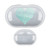 Monika Strigel Hearts Glitter Pastel Mint Clear Hard Crystal Cover for Samsung Galaxy Buds / Buds Plus
