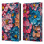 Nature Magick Paint Blobs Elegant Leather Book Wallet Case Cover For Amazon Fire 7 2022