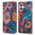 Nature Magick Paint Blobs Elegant Leather Book Wallet Case Cover For Apple iPhone 16