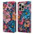 Nature Magick Paint Blobs Elegant Leather Book Wallet Case Cover For Apple iPhone 16 Pro
